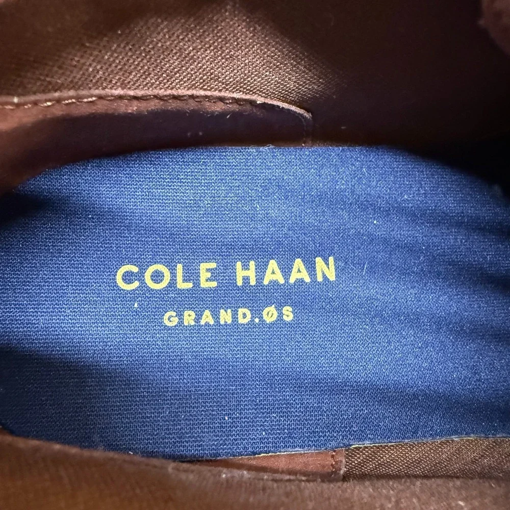 Cole Haan Grand Tour Chukka Boots Mens 10.5 Brown Leather Business Casual Modern